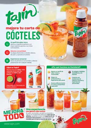 Tajín mejora tu carta de cócteles